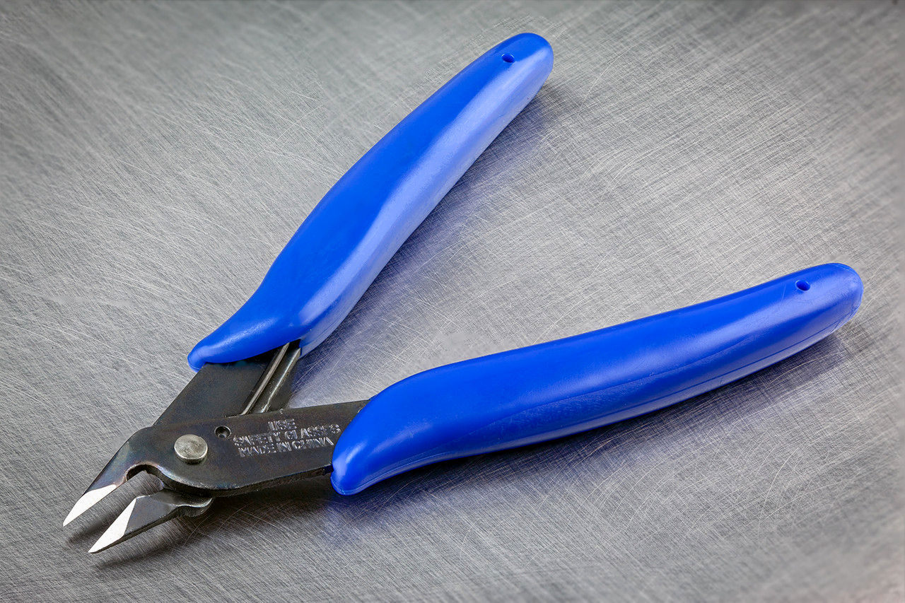Мини-бокорізи PLS-3 130 мм, вуглецева сталь, вигнуті, для тонкої роботи, легкі і зручні