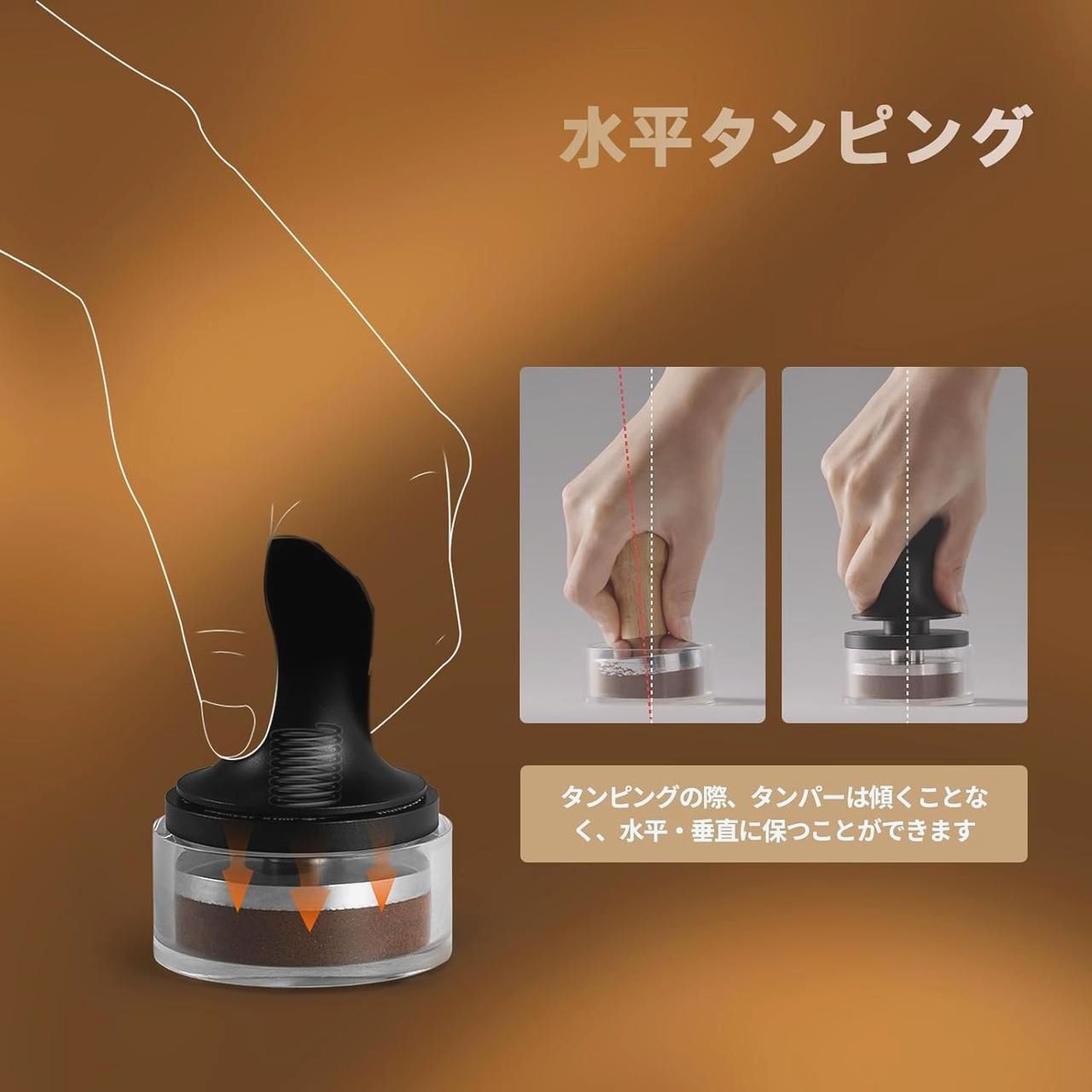 Пуш Темпер MHW-3BOMBER CD Series 53.35 мм Динамометрический для эспрессо