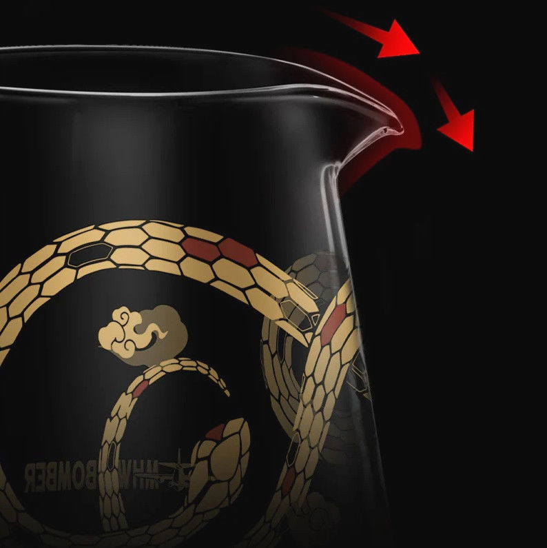 Сервер для кави MHW-3Bomber 500 мл, боросилікатне скло, серія Snake Limited Edition