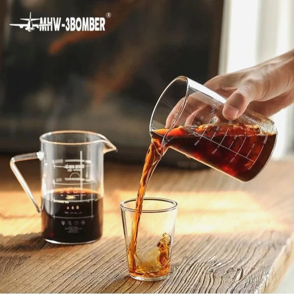 Сервер MHW-3Bomber 350 мл із боросилікатного скла для кави, заварний чайник