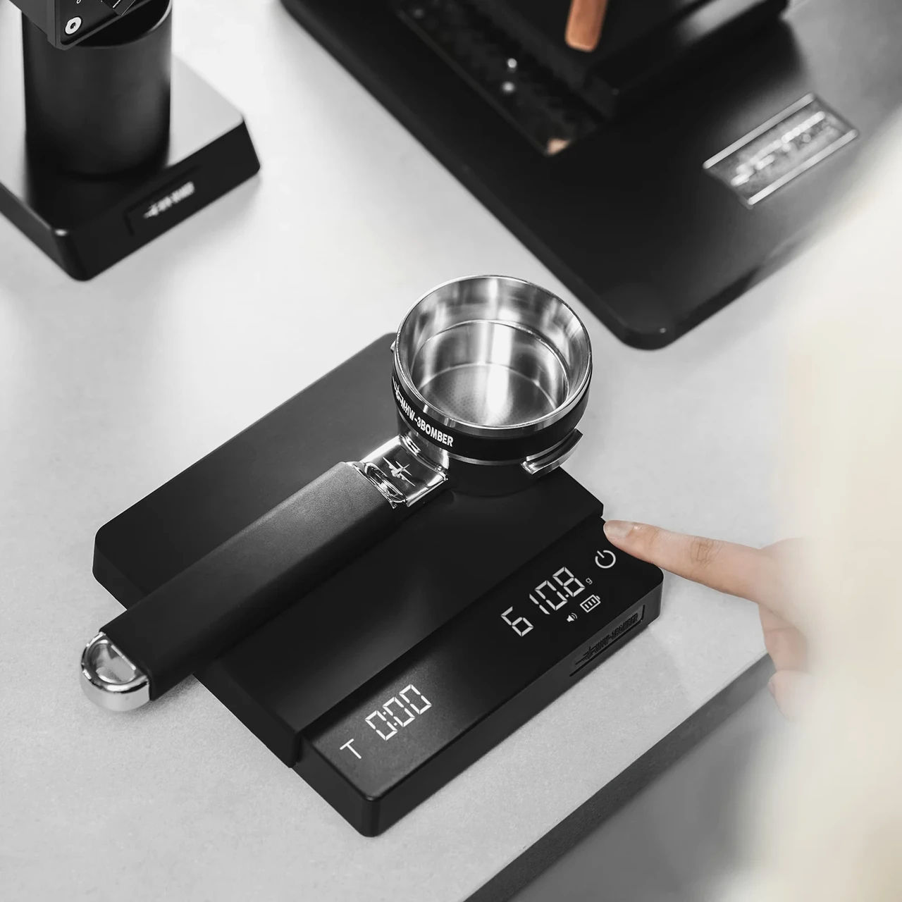 Весы MHW-3Bomber Cube Coffee Scale 3.0 Pro Max, 15×15 см, точность 0,1 г, USB зарядка