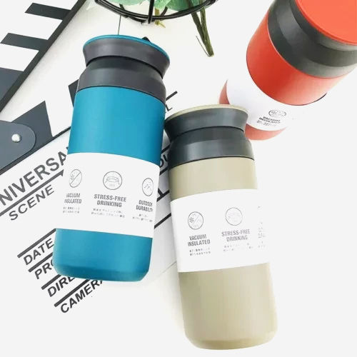 Термочашка Thermal Cup Tumbler 500 мл, нержавіюча сталь, вакуумна ізоляція, червона