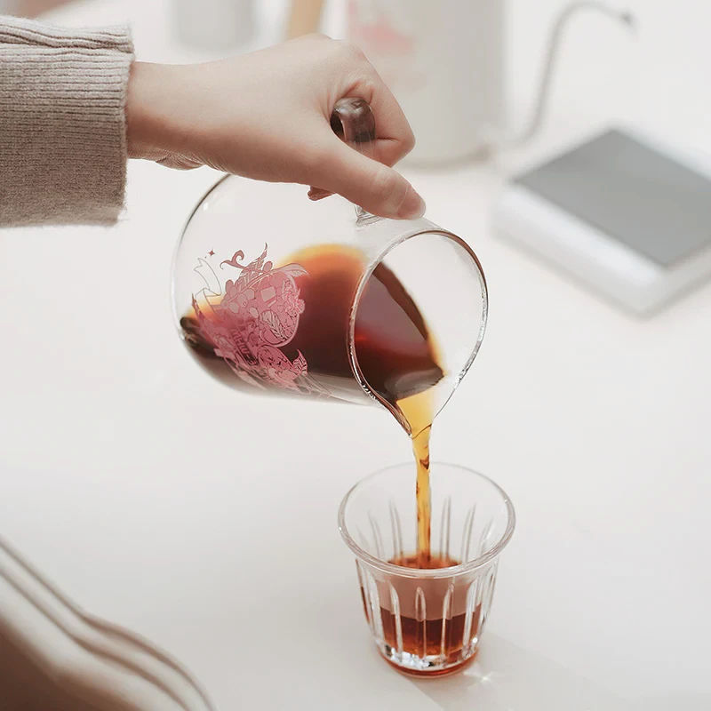 Сервер для кави MHW-3Bomber 500 мл, боросилікатне скло, Flipped Pour Over, прозорий