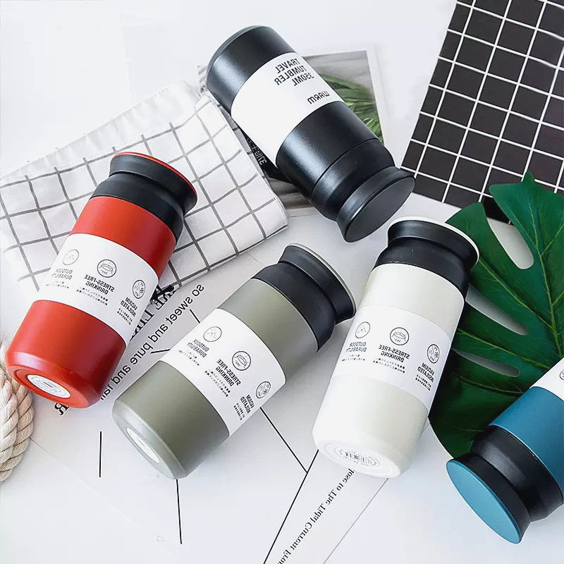 Термочашка Thermal Cup Tumbler 500 мл, нержавіюча сталь, подвійна вакуумна ізоляція, оливкова
