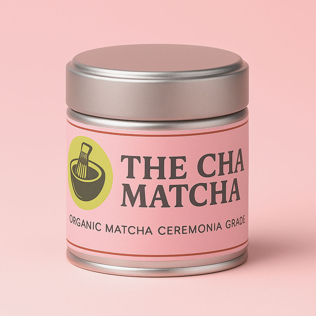 Матча THE CHA Церемоніальний Градус 6A, 30 г - високоякісний зелений порошковий чай