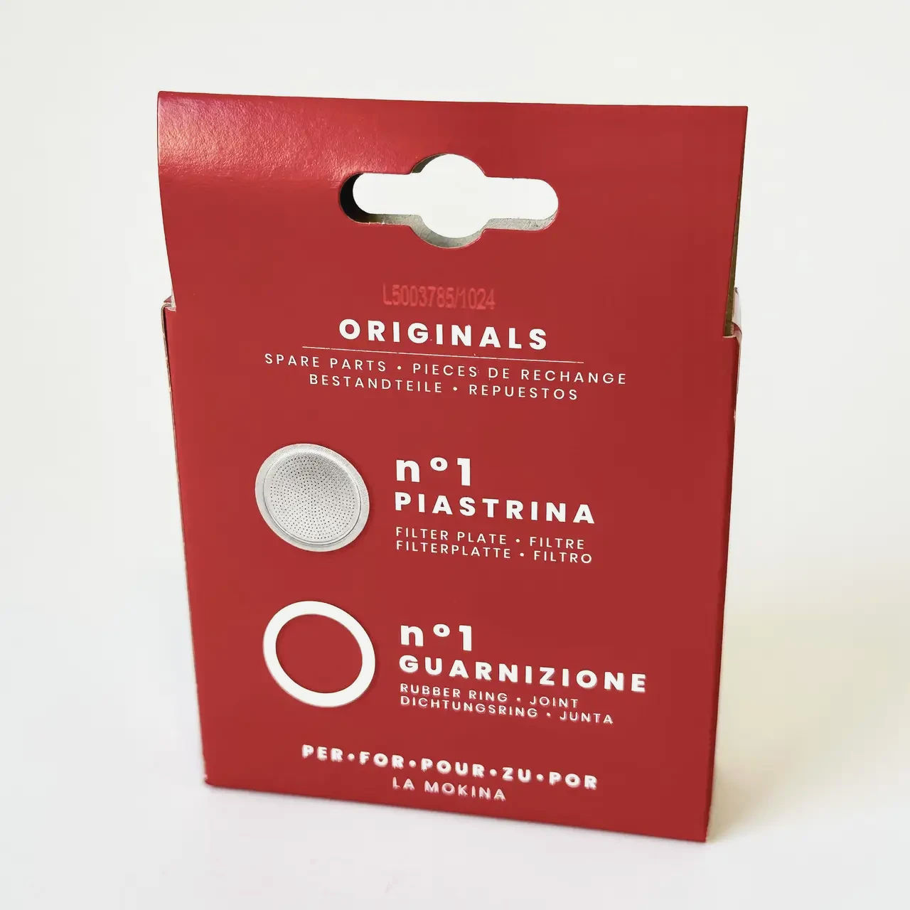 Набор Bialetti 1/2 cup LA MOKINA: уплотнитель и фильтр для гейзерной кофеварки
