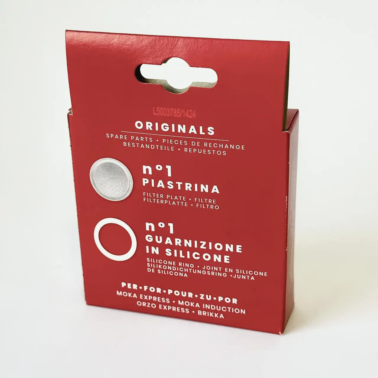 Набір Bialetti для гейзерної кавоварки 3-4 чашки: ущільнювач і фільтр-сито