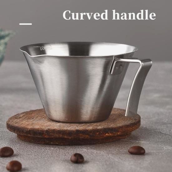 Джаг Pouring Cup 100 мл для еспресо, питчер з нержавіючої сталі з вимірювальною шкалою
