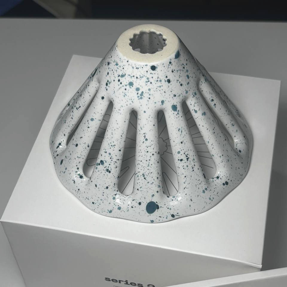 Пуровер Dotyk Dripper 2.0 Біле Золото, кераміка, для 1-4 чашок, Наступне Покоління