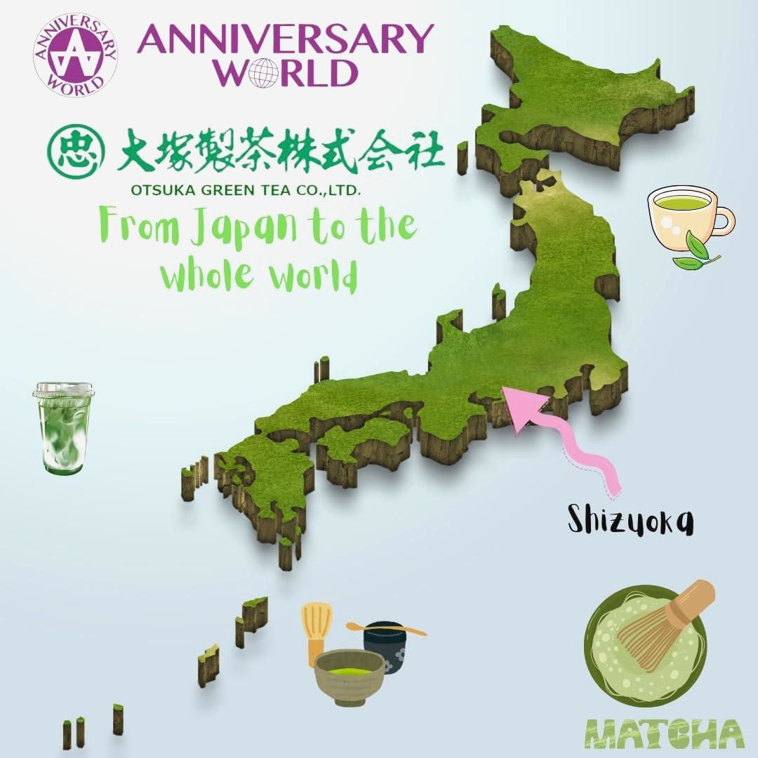 Матча Otsuka Green Tea Co 30 г - Органічний церемоніальний порошок зеленого чаю з Японії