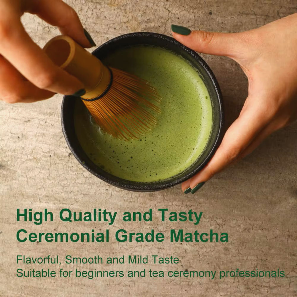 Матча Green Verde церемоніальна 30 г - органічний порошковий зелений чай Camellia Sinensis