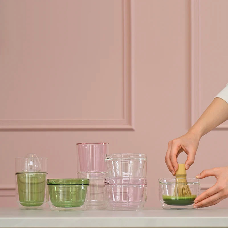 Набор Hario Matcha Collection для приготовления чая матча из термостойкого стекла и бамбука, 5 предметов