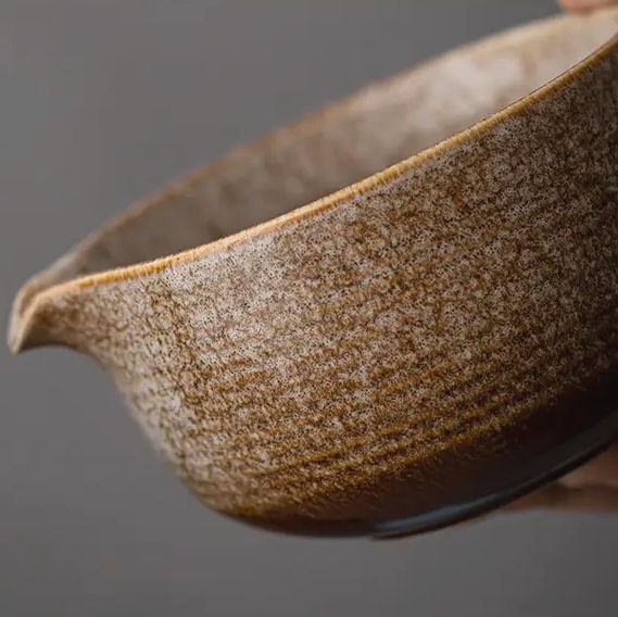 Набор для приготовления чая матча Earthstone Katakuchi с чашей, венчиком и ложкой из бамбука