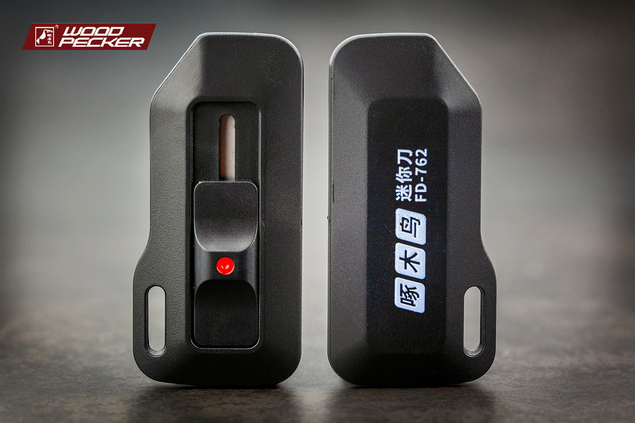 Мини-ніж 9мм висувний FUDA Woodpecker FD-762 для точних робіт і різання паперу, картону