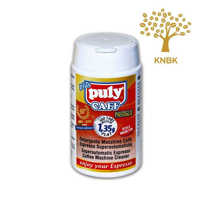 Таблетки для чищення кавомашини Puly Caff 100 шт по 1,35 г для DeLonghi, Philips, Bosch
