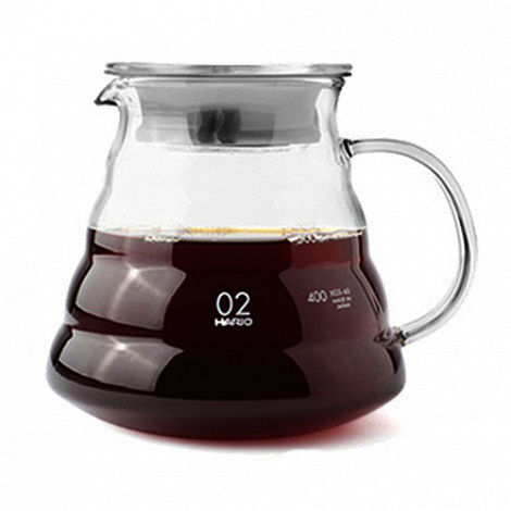 Сервер Hario V60 XGS-60TB 600 мл - термостійке скло для кави, стильний кавовий аксесуар