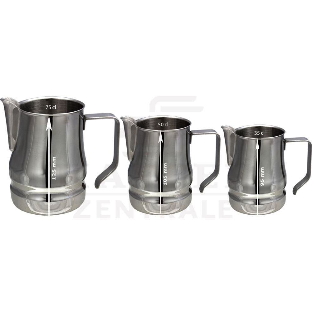 Питчер ILSA Evolution 750 мл, молочник для взбивания молока, нержавеющая сталь, Италия