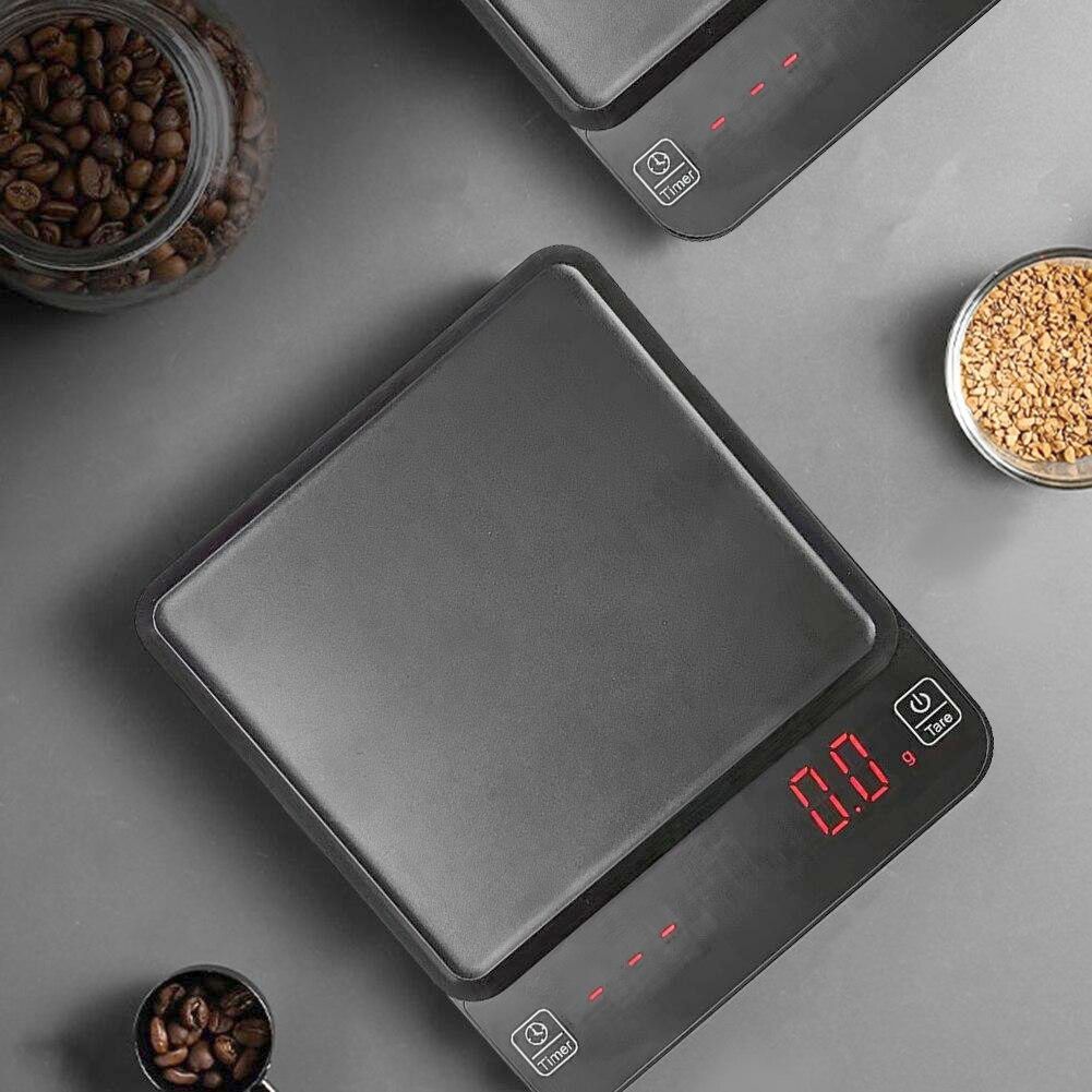 Веси Smart для кави USB 11x13 см, до 3 кг, з LED-дисплеєм, точність 0,1 г