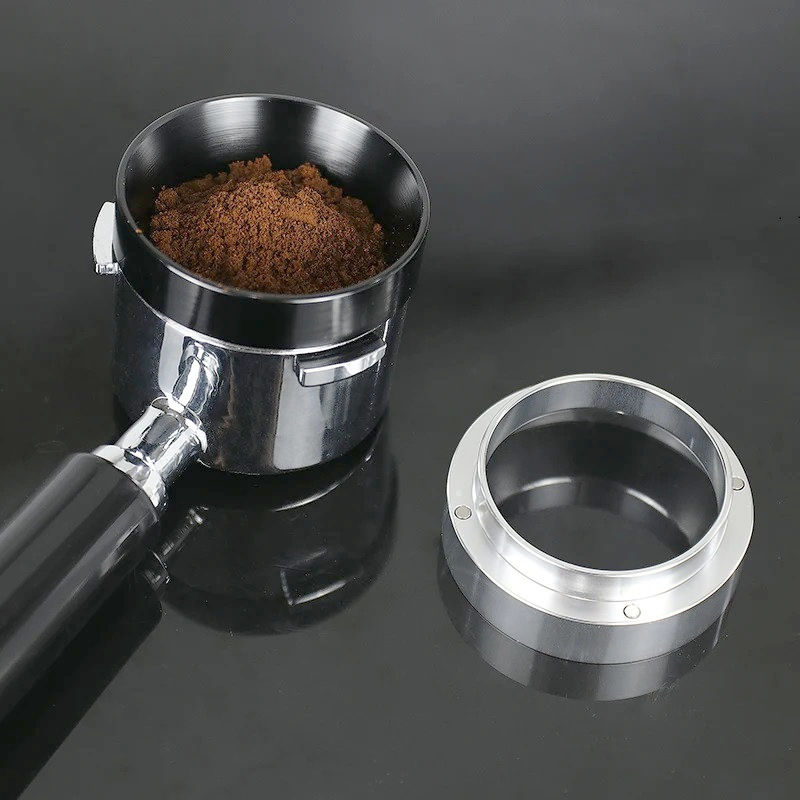 Кольцо Dosing Ring Black Ø 58 мм для холдера, воронка для дозирования кофе, прочное, моется