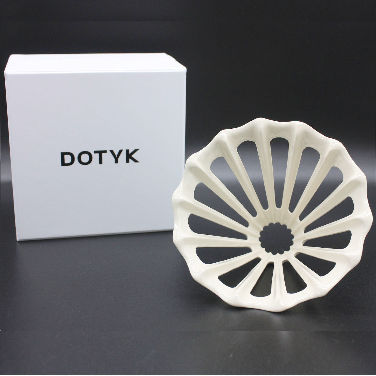 Керамический пуровер Dotyk Dripper 3.3 см, белый, Украина - идеален для фильтр-кофе
