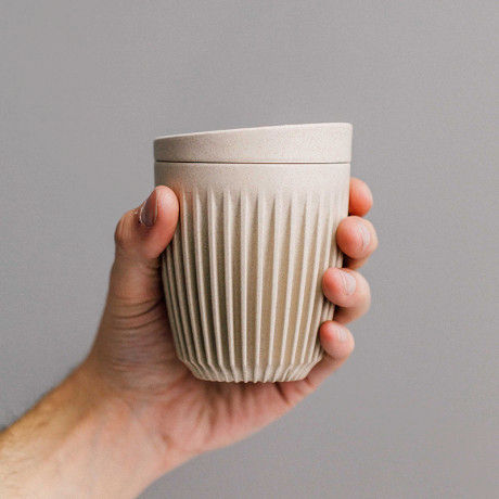 Термочашка Huskee Cup 236 мл з кришкою, BPA Free, екологічна, для кави to go