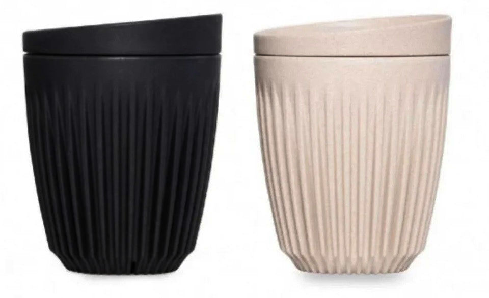 Термочашка Huskee Cup 236 мл з кришкою, BPA Free, екологічна, для кави to go