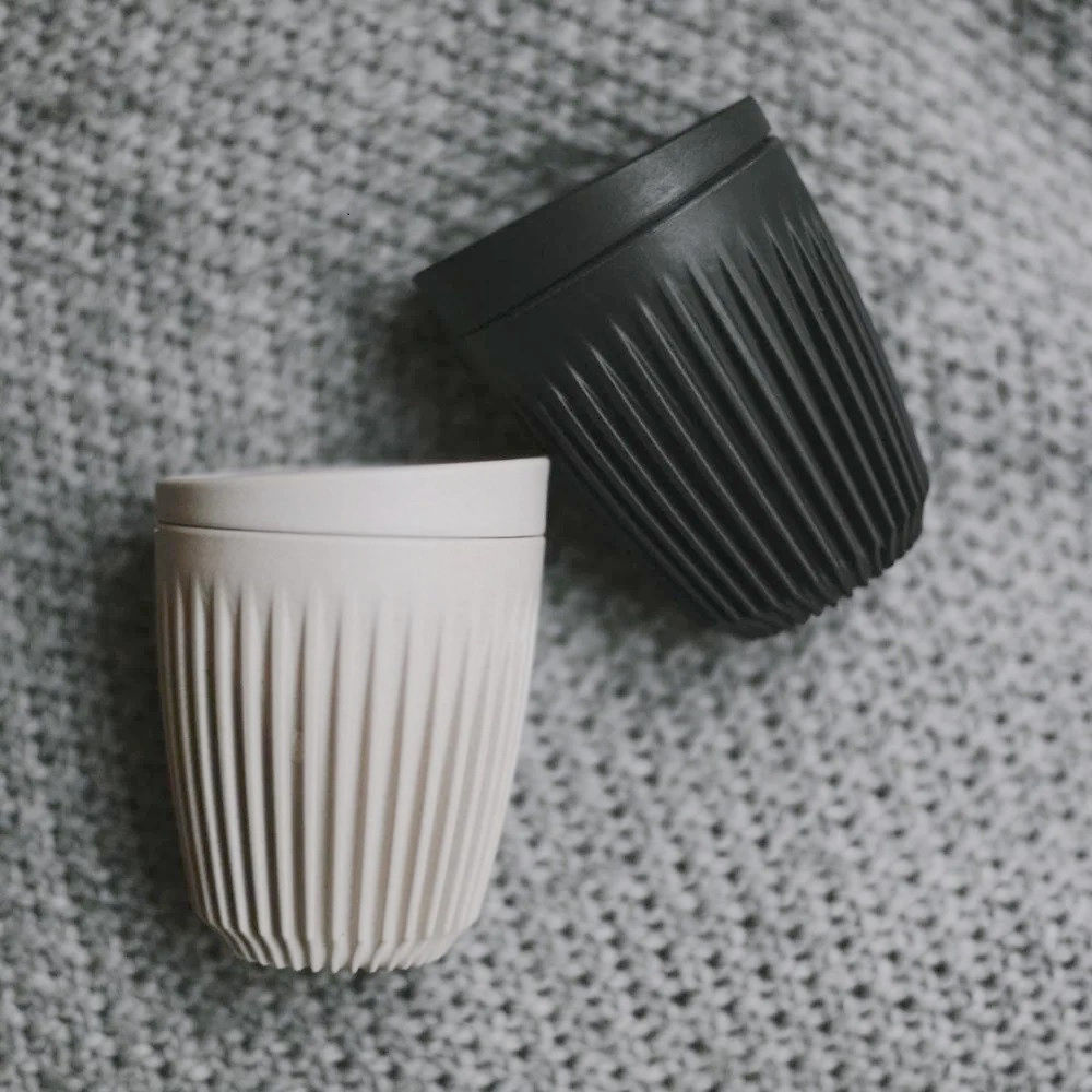 Термочашка Huskee Cup 236 мл з кришкою, BPA Free, екологічна, для кави to go