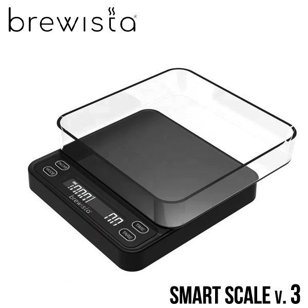 Весы Brewista Smart Scale III с зарядкой, точность 0,1 г, макс. 2 кг, водонепроницаемость, таймер
