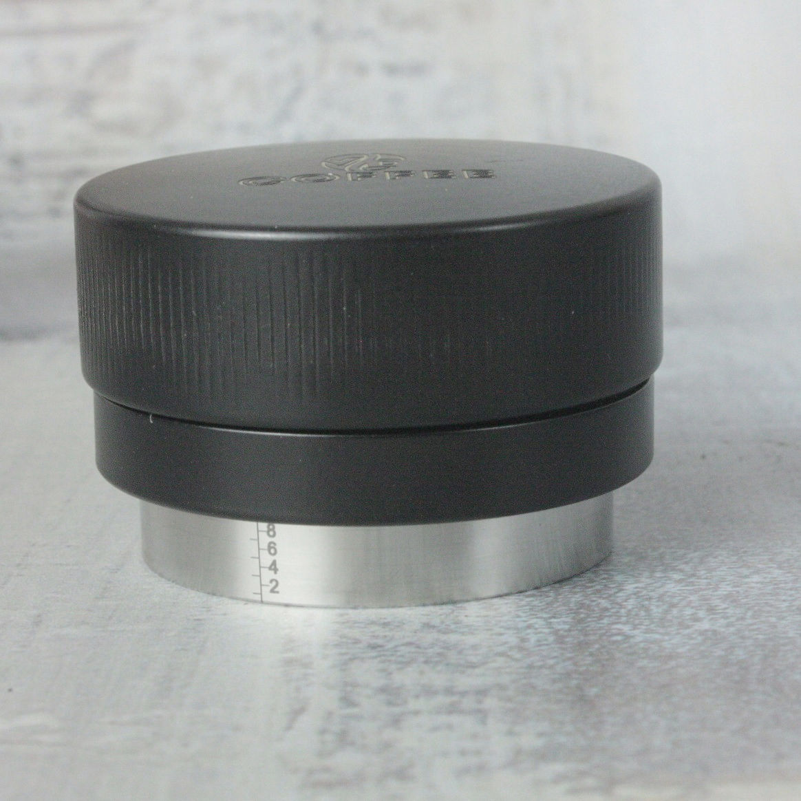 Пуш Темпер VD Standard Pro 57 мм с регулировкой глубины для кофе, черный, Украина