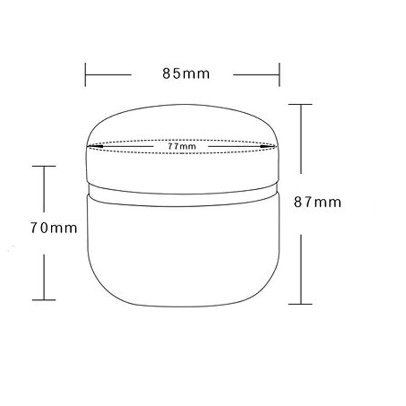 Баночка для чая Матча, герметичная, красная, размер 8,7 см, из жести, антиоксидантная защита
