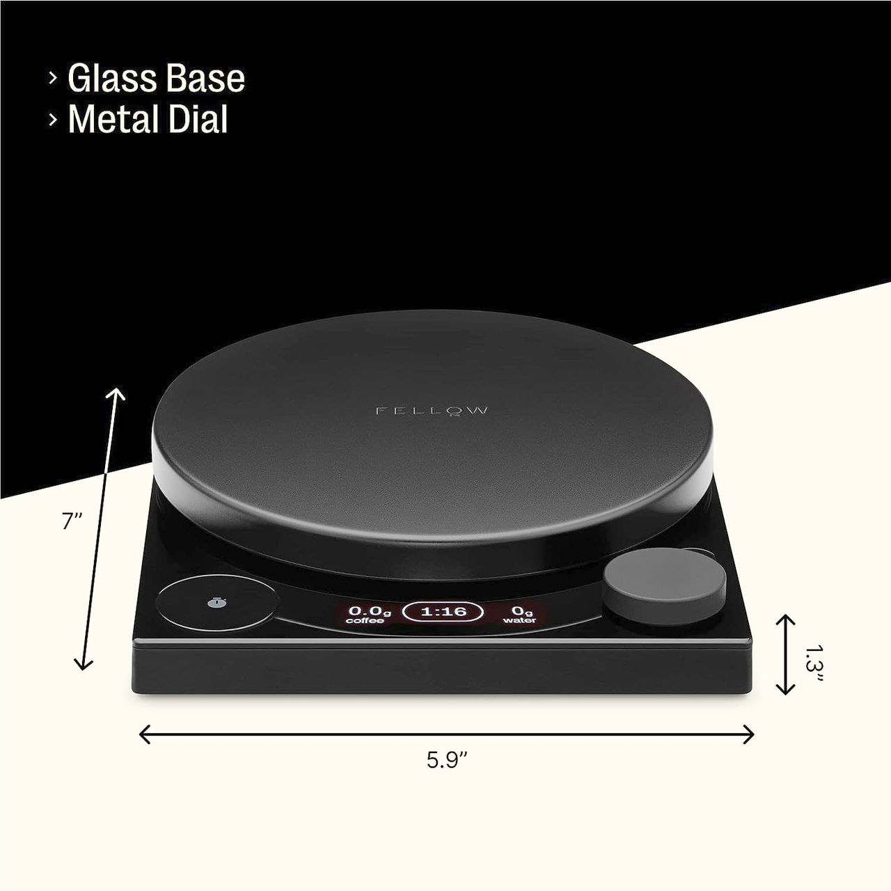 Весы Fellow Tally Pro 2500г с OLED экраном и режимом Brew Assist для кофе