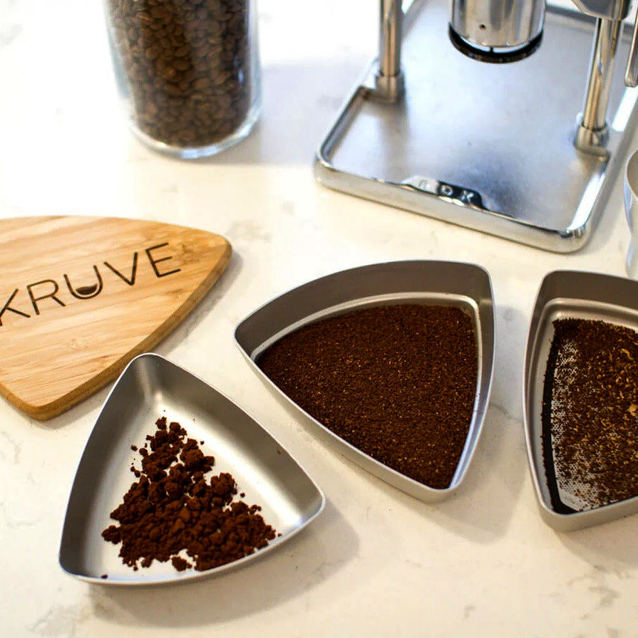 Kruve Sifter Plus BEAN Silver Набор сит для кофе 15 сит, анодированный алюминий, бамбук
