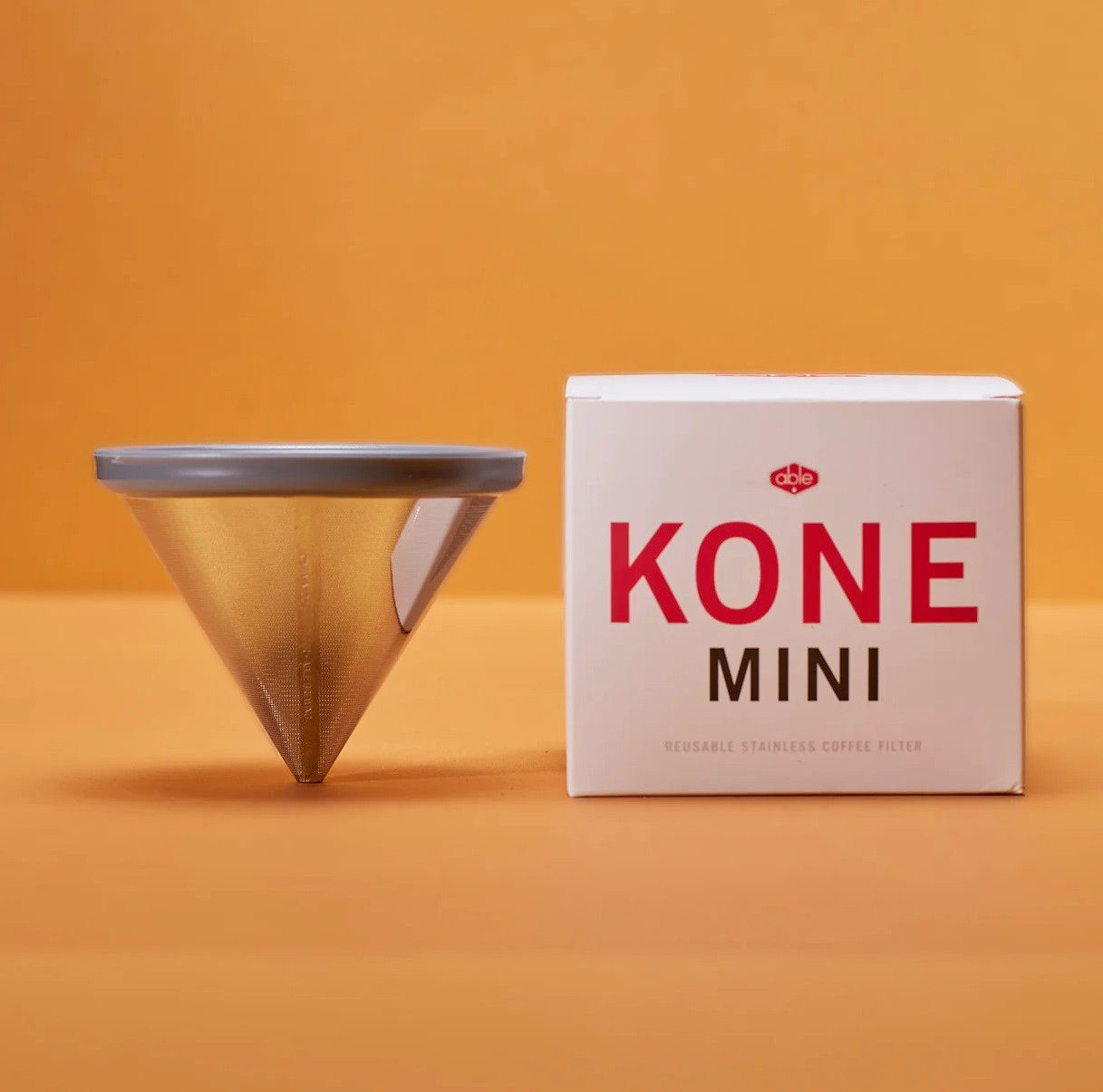 Фильтр Kone Mini USA из нержавеющей стали для кофе, 10,15 см, многоразовый, Харио V60