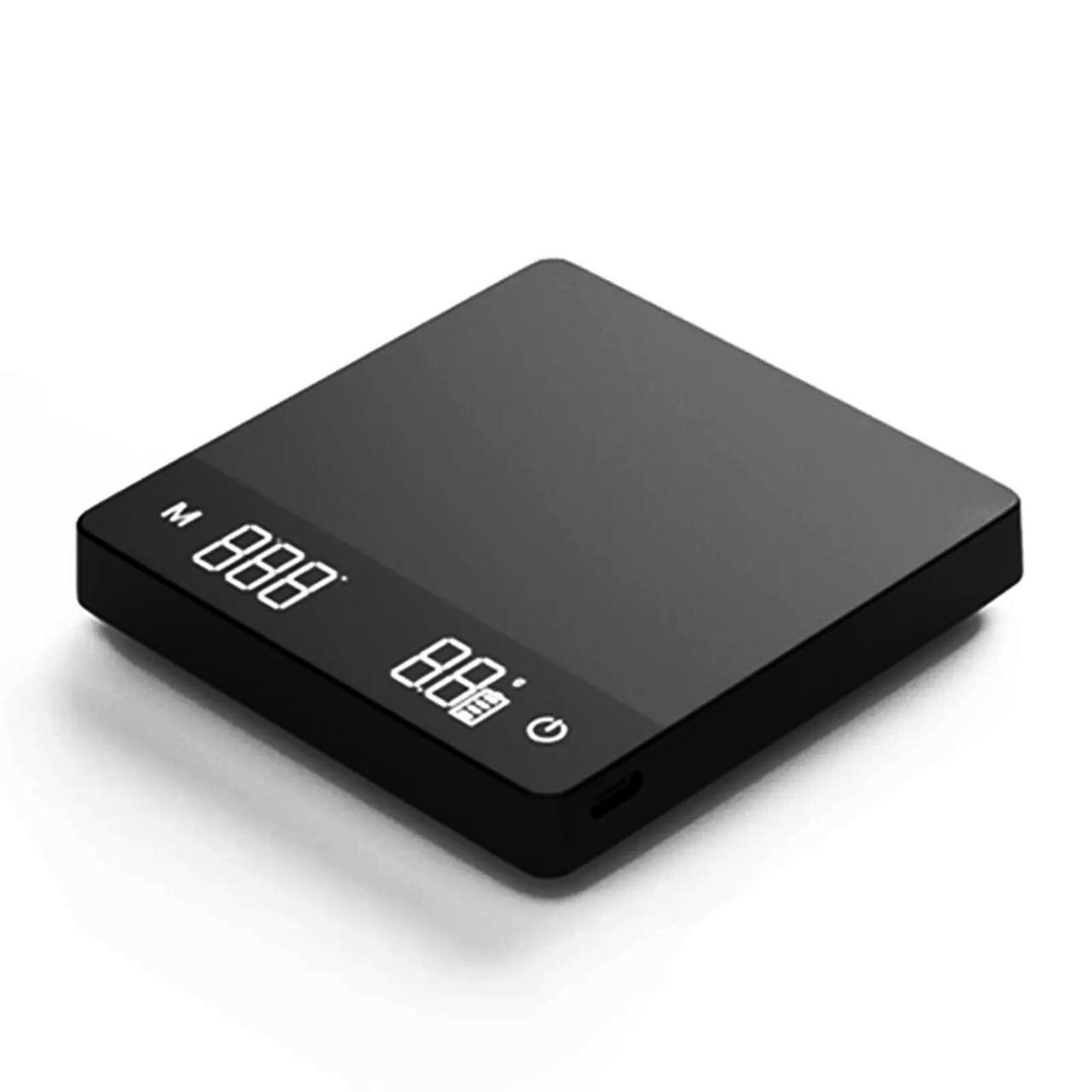 Веси Precision LED 3 кг для кави USB з HD-дисплеєм, 0.01 г, функції тарування та таймера
