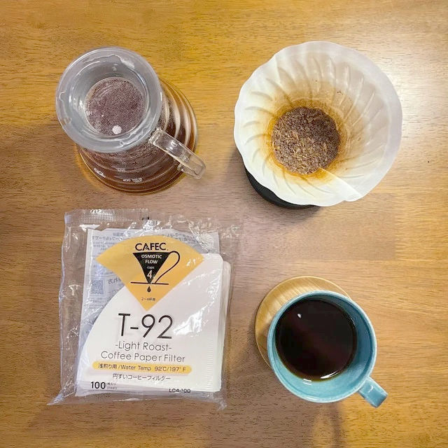 Фільтри Cafec Medium Dark Roast T-90, Cup4, 100 шт, для кави, японські, екол.