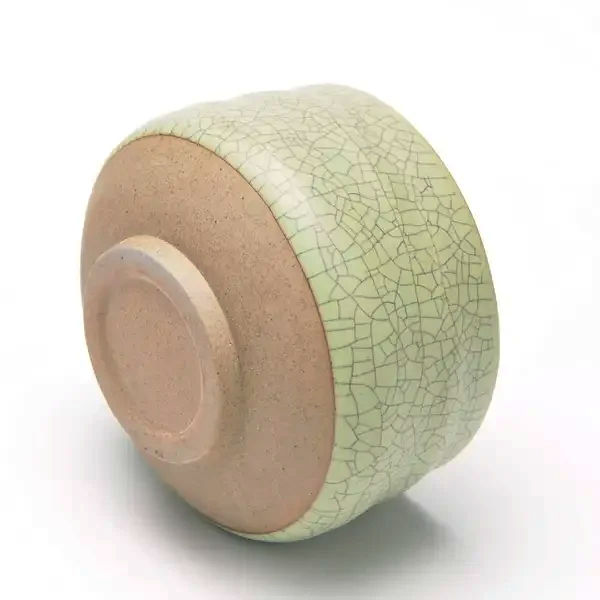 Чаван Ancient Green 550 мл для матча, глиняний тяван з глазурapos;ю, 12,5 см діаметр, чайна церемонія