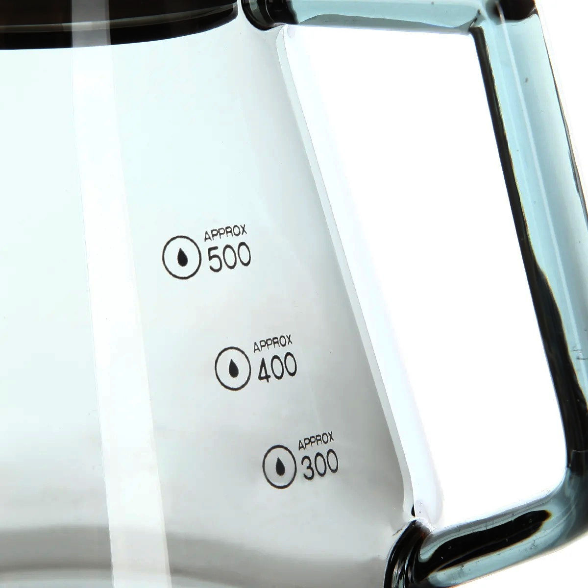 Сервер Timemore 600 мл з боросилікатного скла з кришкою для кави та чаю