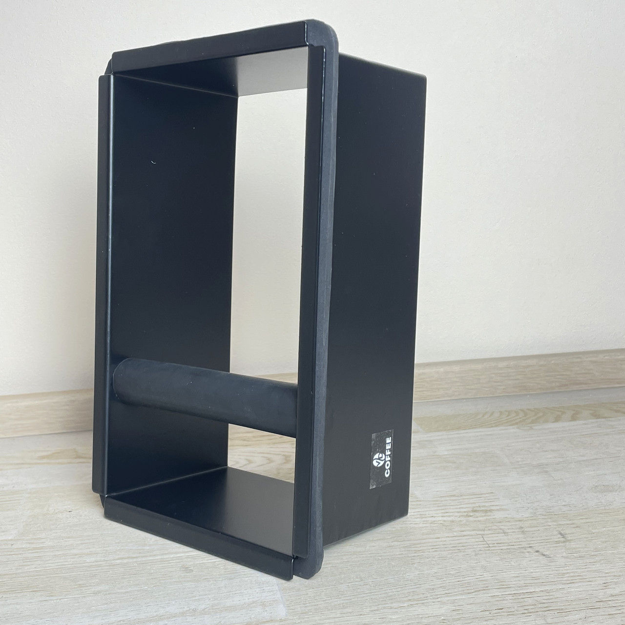 Нок бокс VD Open Bottom XL врезной черный для кофейных отходов 27x16x10 см металлический