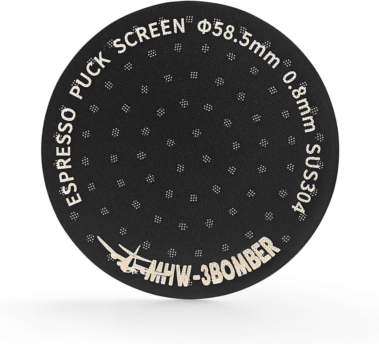 Сито для еспресо MHW-3Bomber 58 mm з титановим покриттям Black, покращувач екстракції кави
