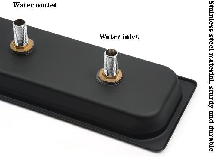 Ринзер барный Quick Rinse 32x17 см, черный, нержавеющая сталь, для ополаскивания посуды