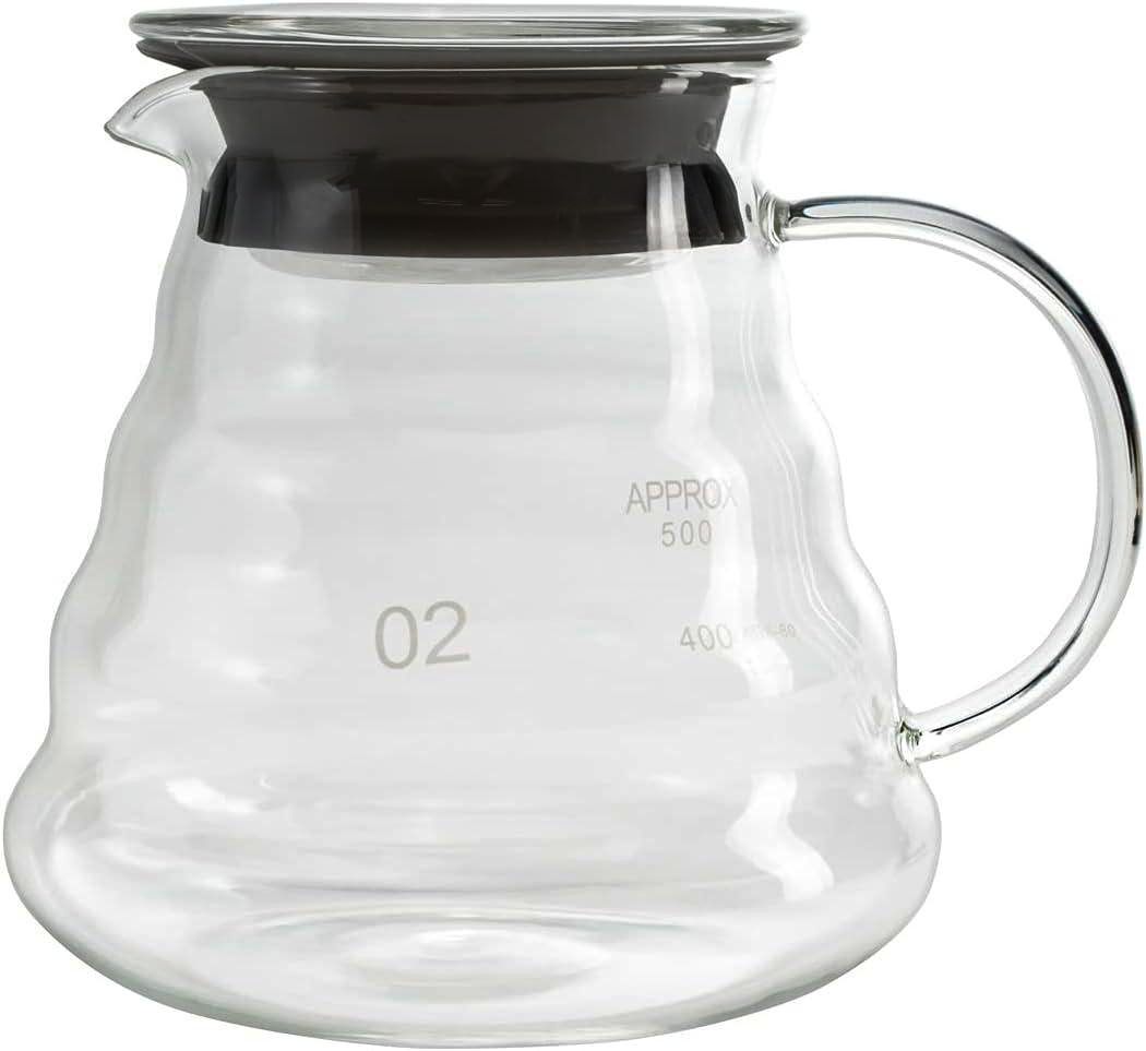 Сервер для кави Range Server 600 мл із боросилікатного скла, прозорий глек