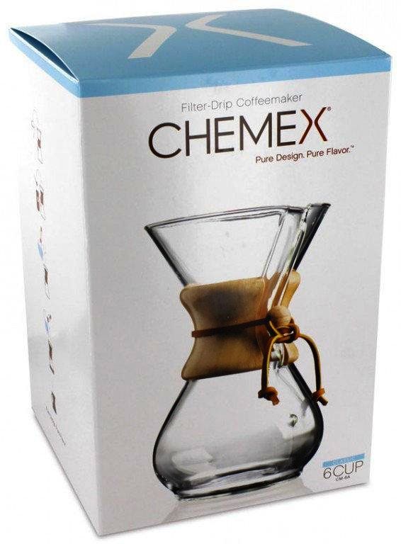 Набір Chemex 6 Cup з фільтрами (100 шт) - кавоварка з боросилікатного скла