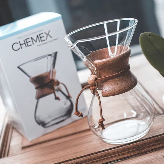 Набір Chemex 6 Cup з фільтрами (100 шт) - кавоварка з боросилікатного скла