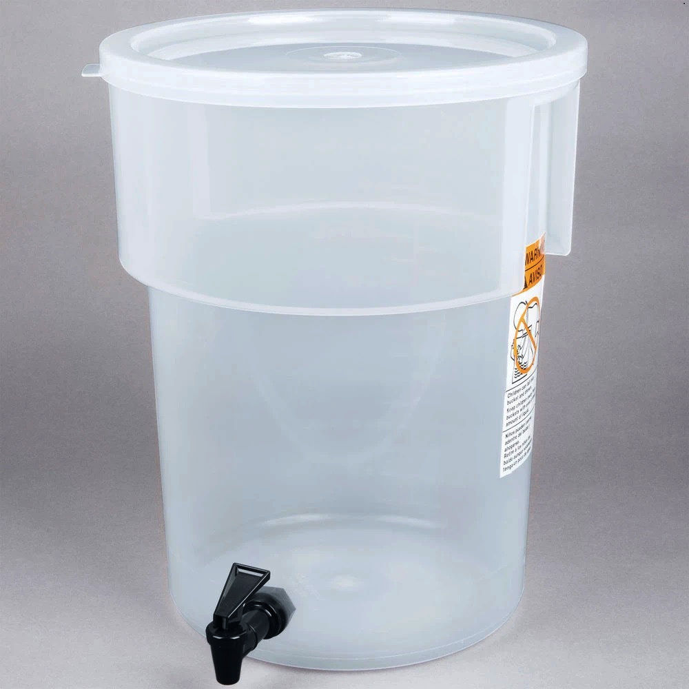 Комплект Cold Brew 20 л, відро для холодного екстракта кави і чаю з фільтром, біле