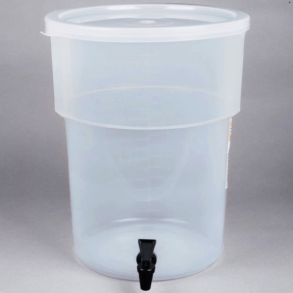 Комплект Cold Brew 20 л, відро для холодного екстракта кави і чаю з фільтром, біле