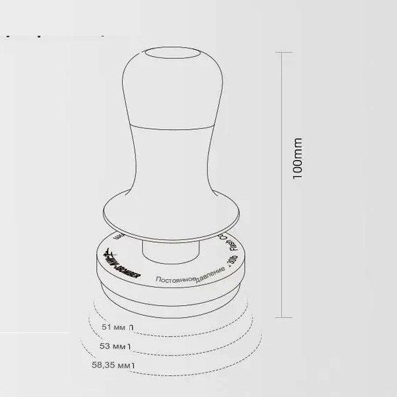 Пуш Темпер MHW-3BOMBER 51 мм Динамометрический с титановым покрытием, 30lbs