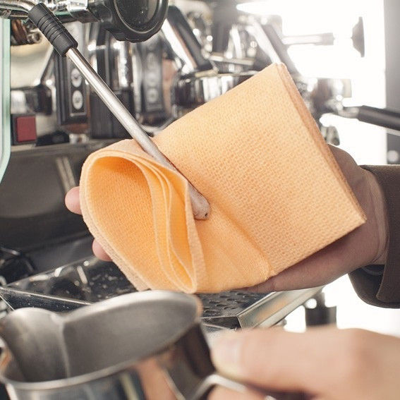 Салфетки Chicopee Coffee Towel 43х32 см, жаростійкі, 10 шт для чистки капучинатора HACCP