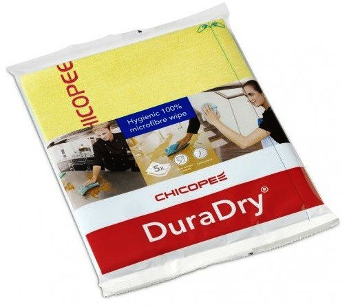 Салфетки Chicopee Microfibre Plus 34х40 см антибактеріальні 5 шт для кафе і ресторану