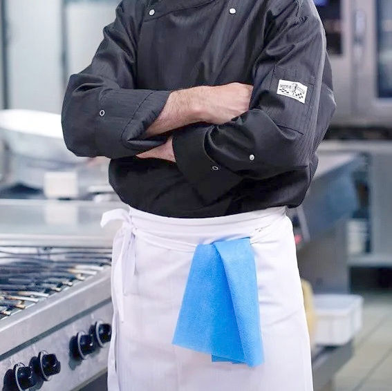 Салфетки Chicopee Multipurpose Super антибактериальные 53х34 см, 1 шт, HACCP, многоразовые