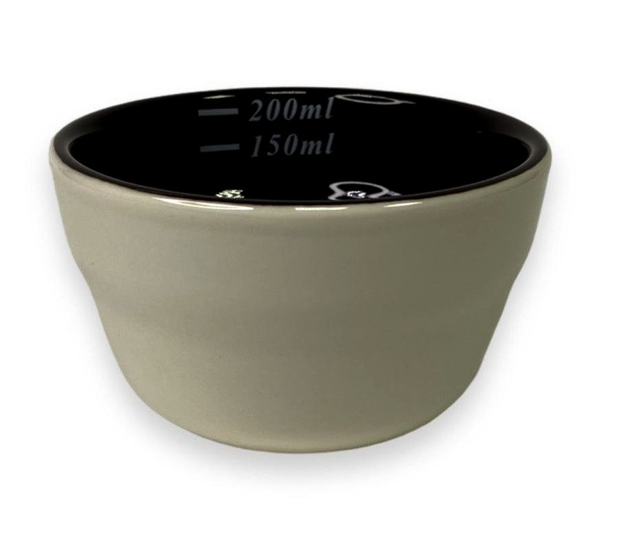 Чаша для каппинга CoffeeTools 200 мл, керамічна, коричнева, висока теплоємність, SCA стандарт